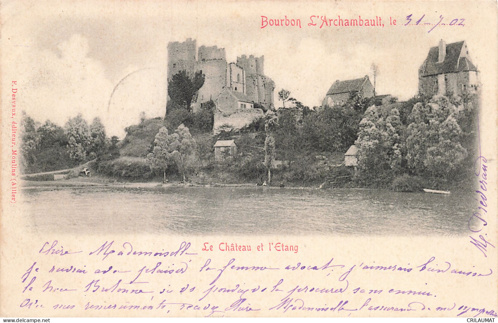 03-BOURBON L ARCHAMBAULT-N°T5313-G/0049 - Bourbon L'Archambault