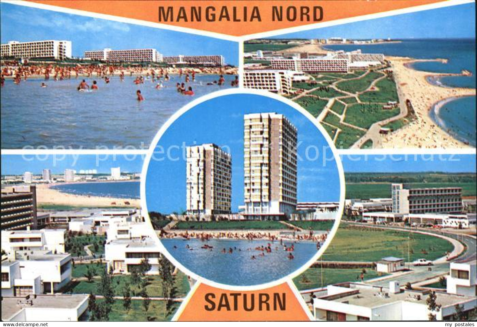 72516506 Mangalia Nord Jupiter Strand Hotels Saturn Fliegeraufnahme Rumaenien - Roumanie