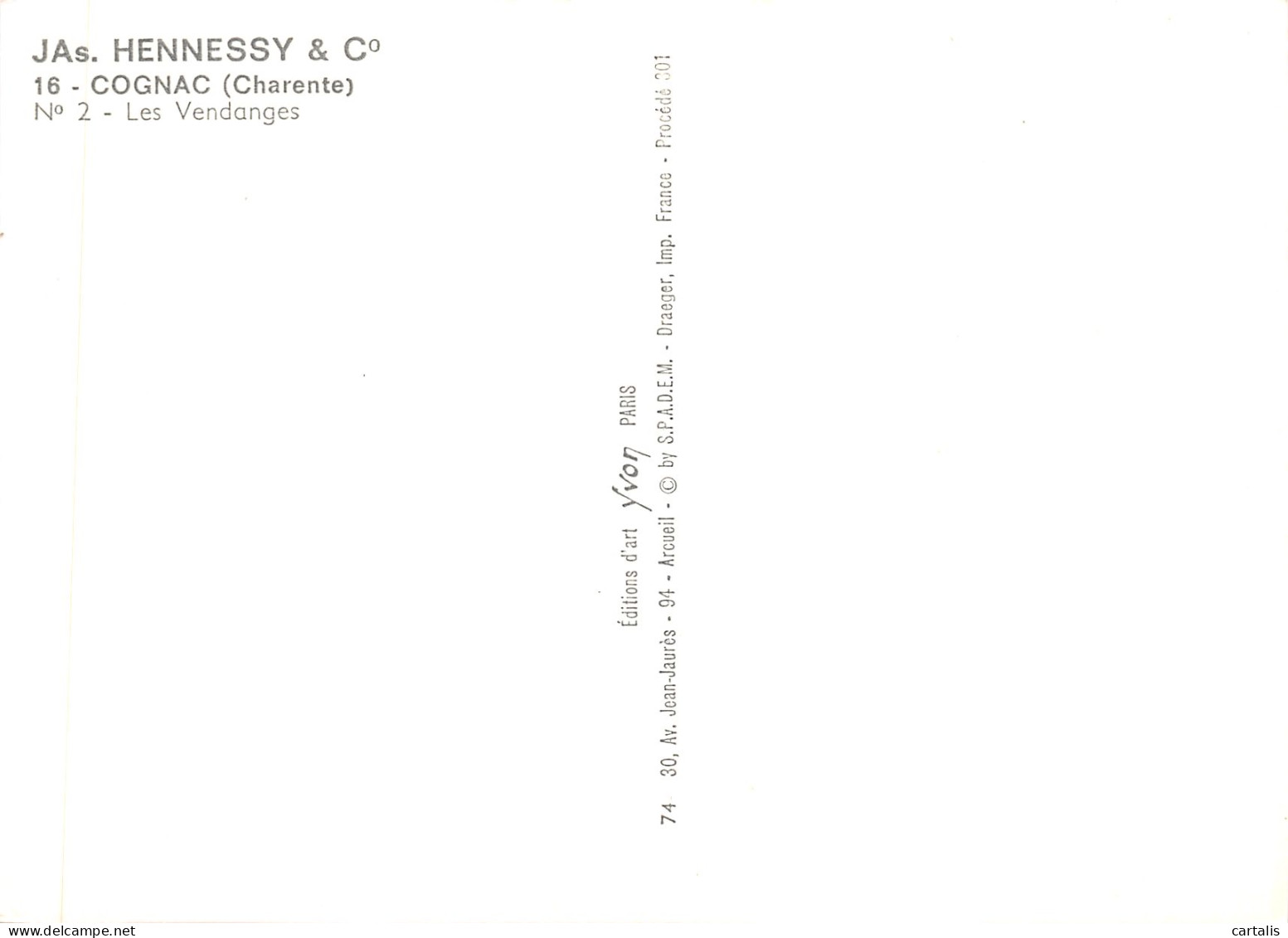 16-COGNAC-HENNESSY ET CO-N 597-C/0151 - Cognac