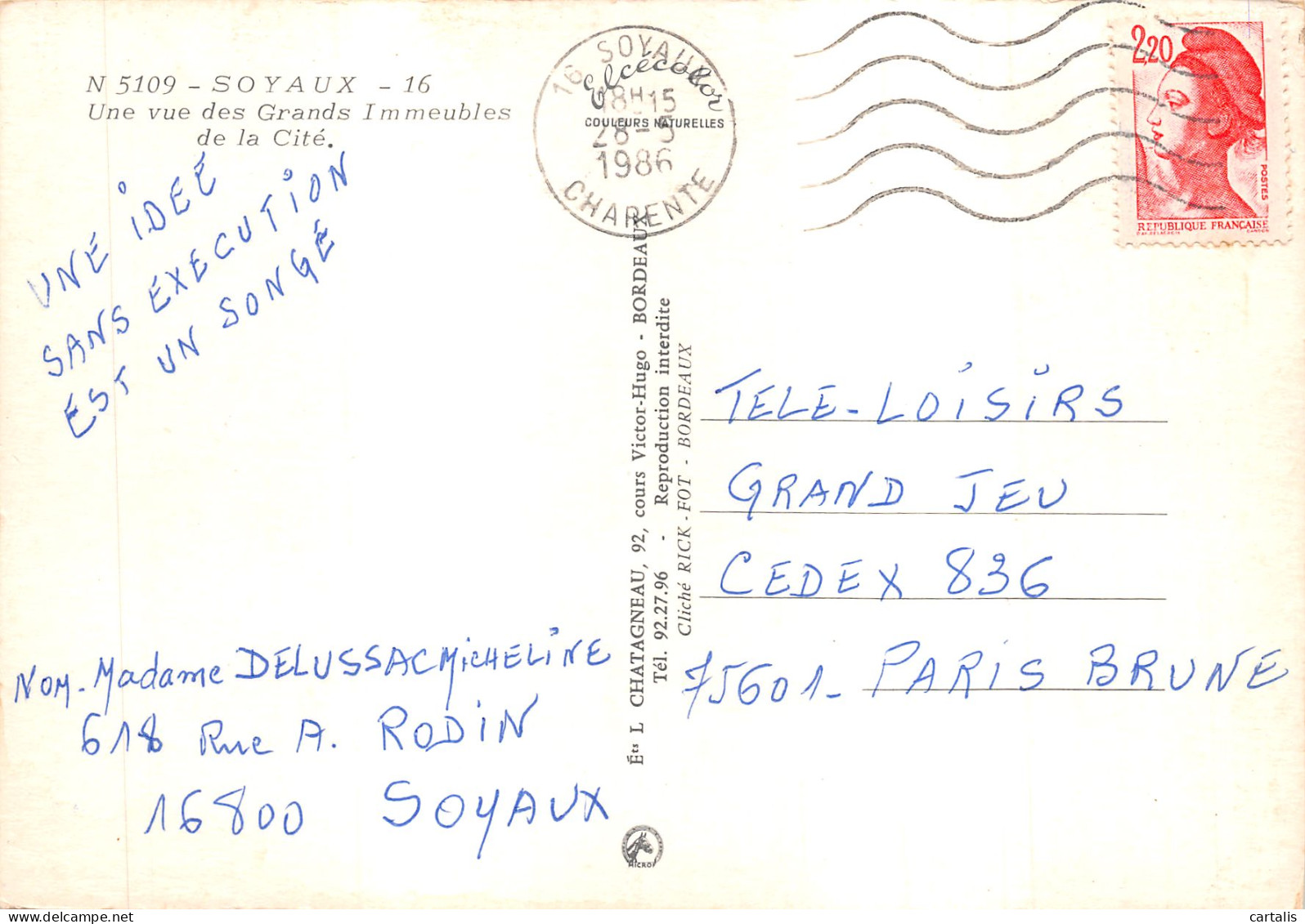 16-SOYAUX-N 597-C/0103 - Other & Unclassified