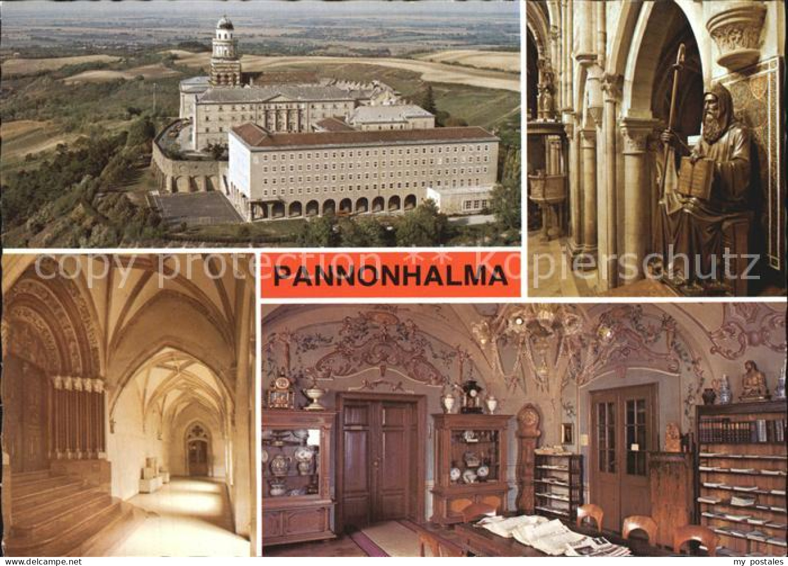 72516487 Pannonhalma Benediktinerkloster Arkaden Kreuzgang Saal Pannonhalma - Hungary
