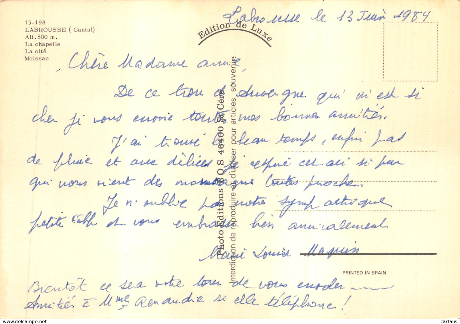 15-LABROUSSE-N 597-B/0343 - Other & Unclassified