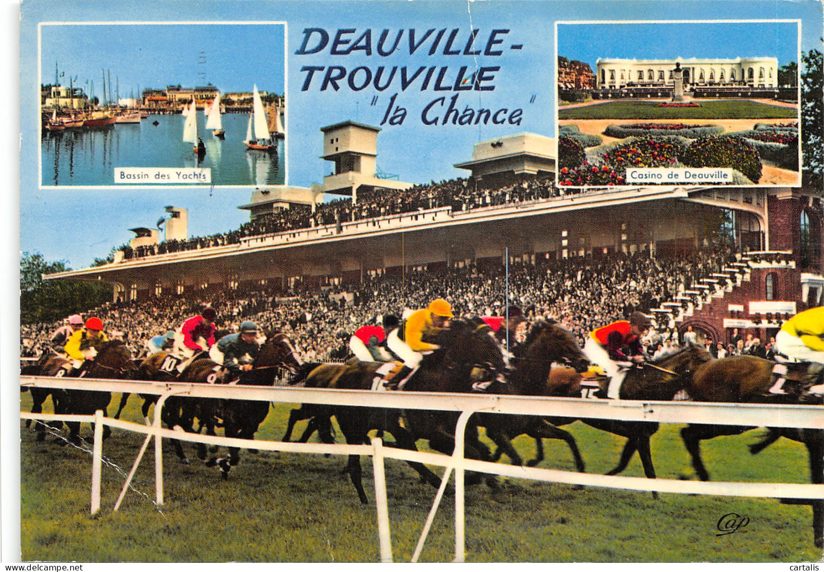 14-DEAUVILLE-CHAMP DE COURSES-N 597-B/0243 - Deauville