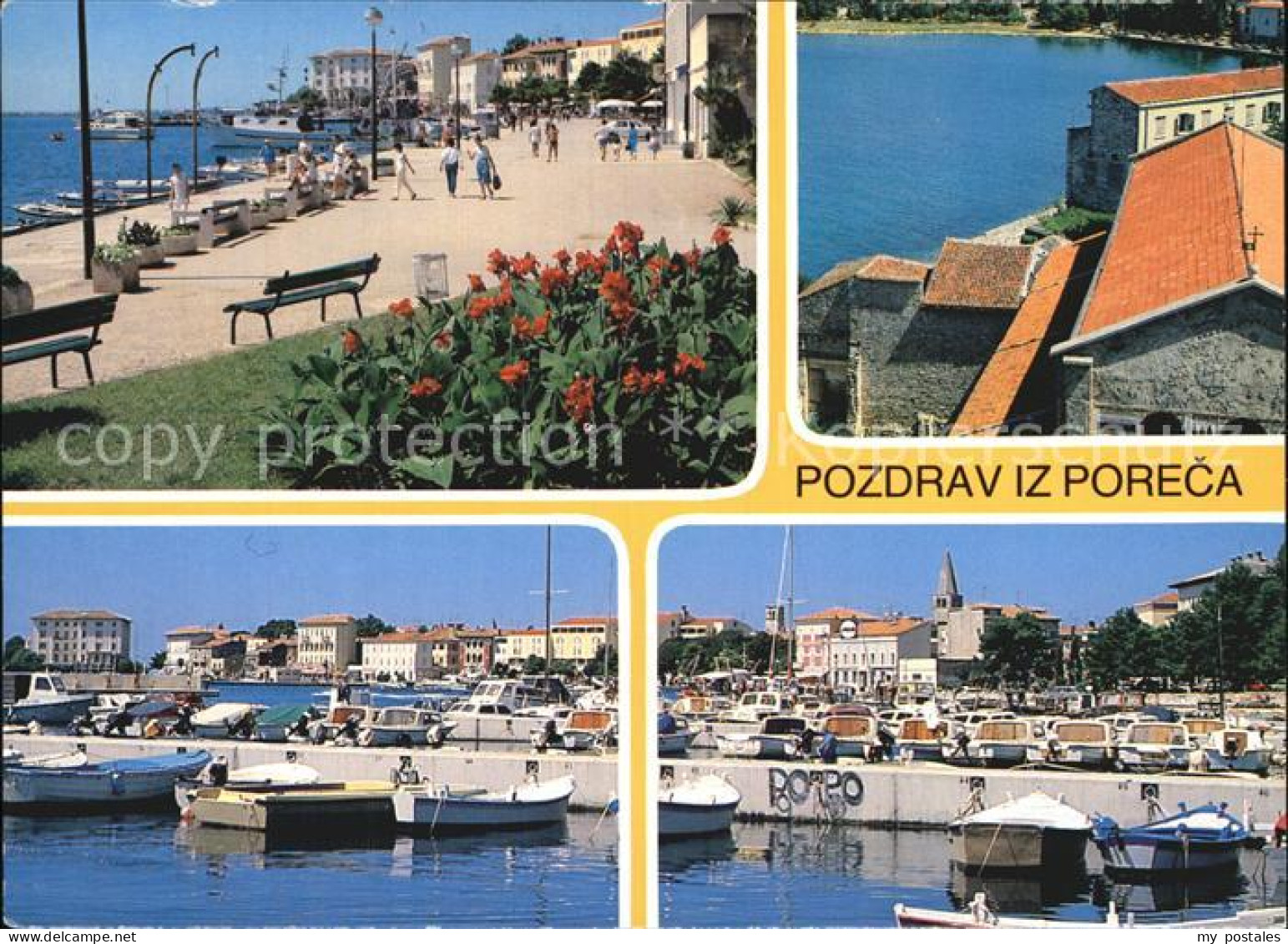 72516471 Porec Strand Promenade Hafenpartien Croatia - Croatie