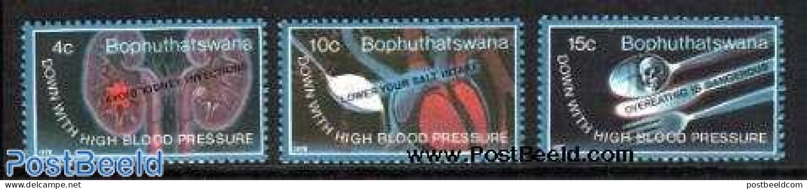 Bophuthatswana 1978 World Health Day 3v, Mint NH, Health - Health - Other & Unclassified