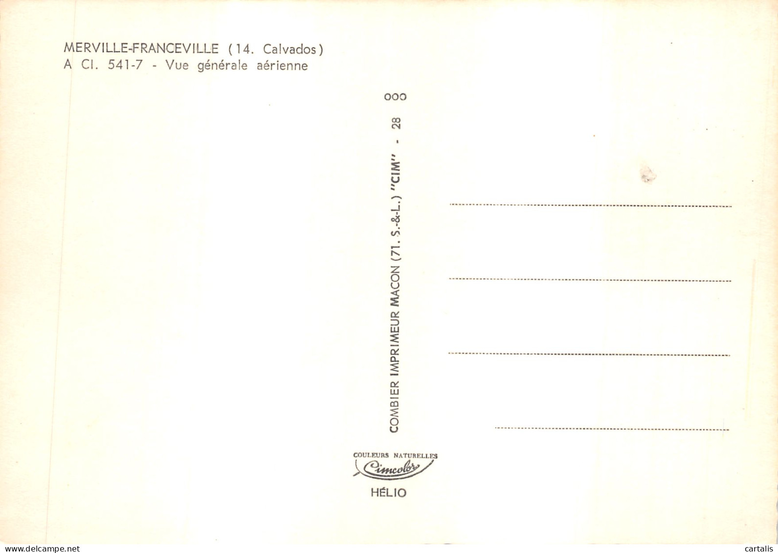 14-MERVILLE FRANCEVILLE-N 597-A/0339 - Other & Unclassified