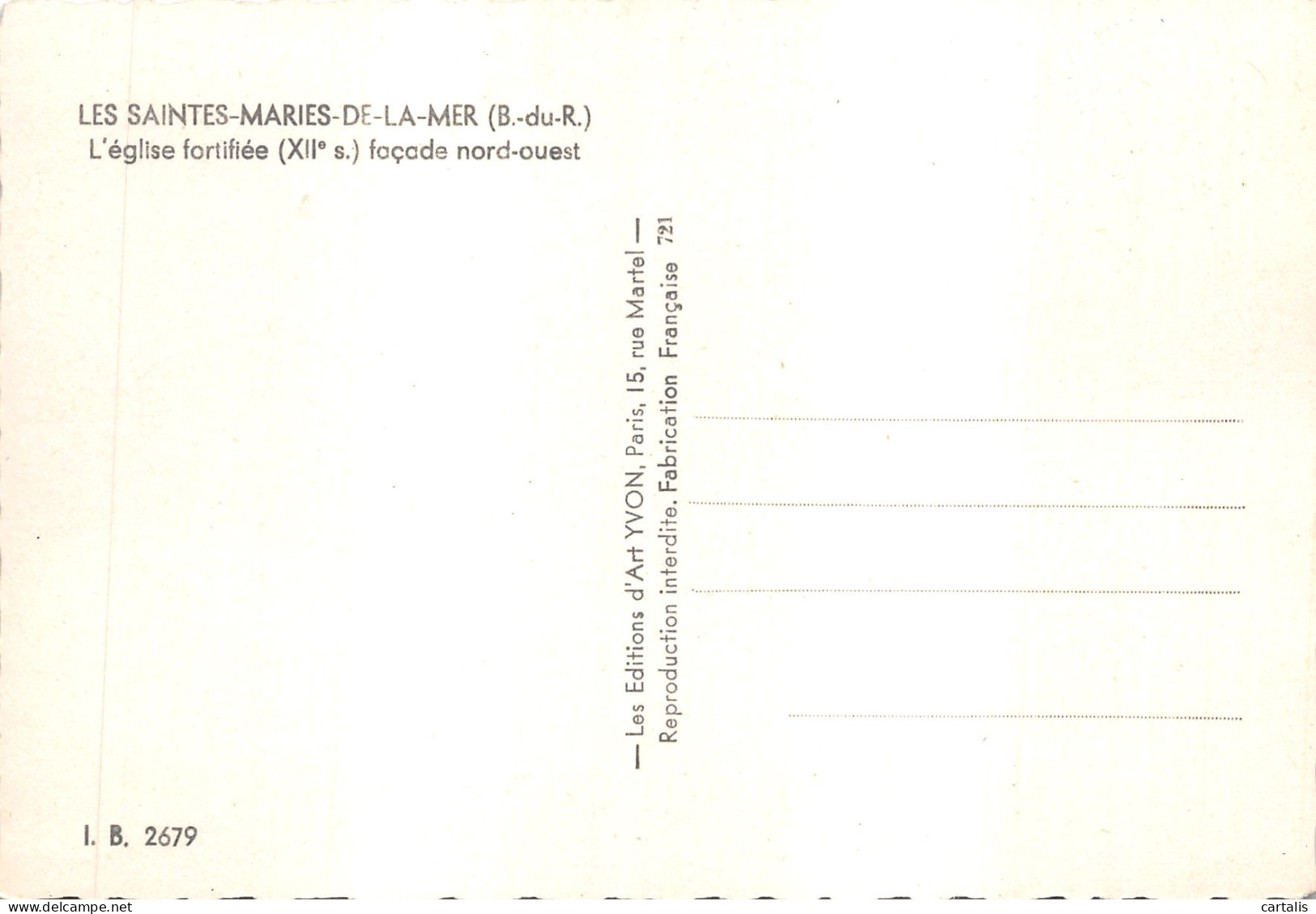 13-LES SAINTES MARIES DE LA MER-N 597-A/0311 - Saintes Maries De La Mer