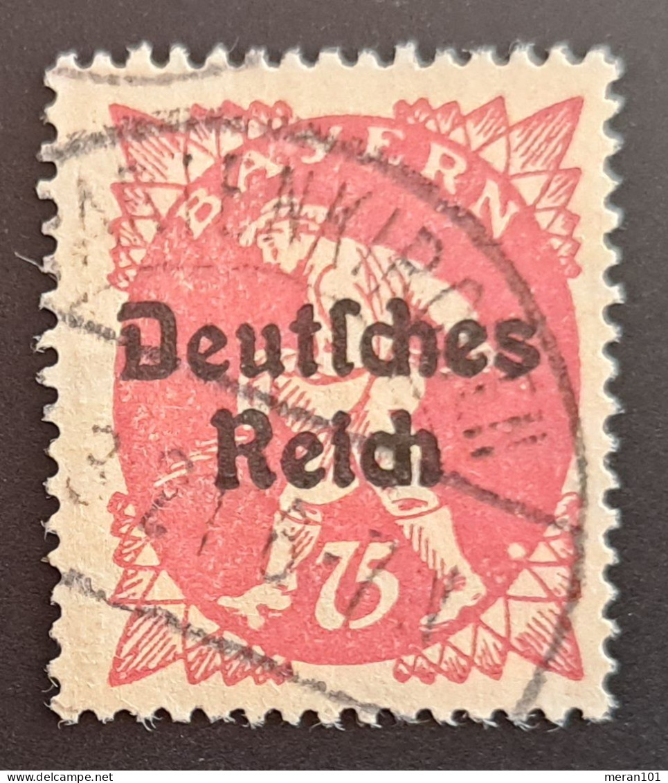 Deutsches Reich 1920, Mi 127 Plattenfehler I, Gestempelt, Geprüft - Oblitérés