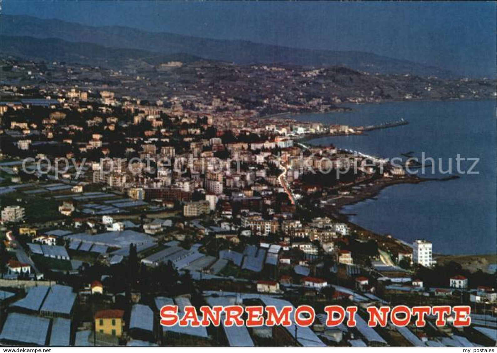 72516404 San Remo Gesamtansicht Bei Nacht San Remo - Autres & Non Classés