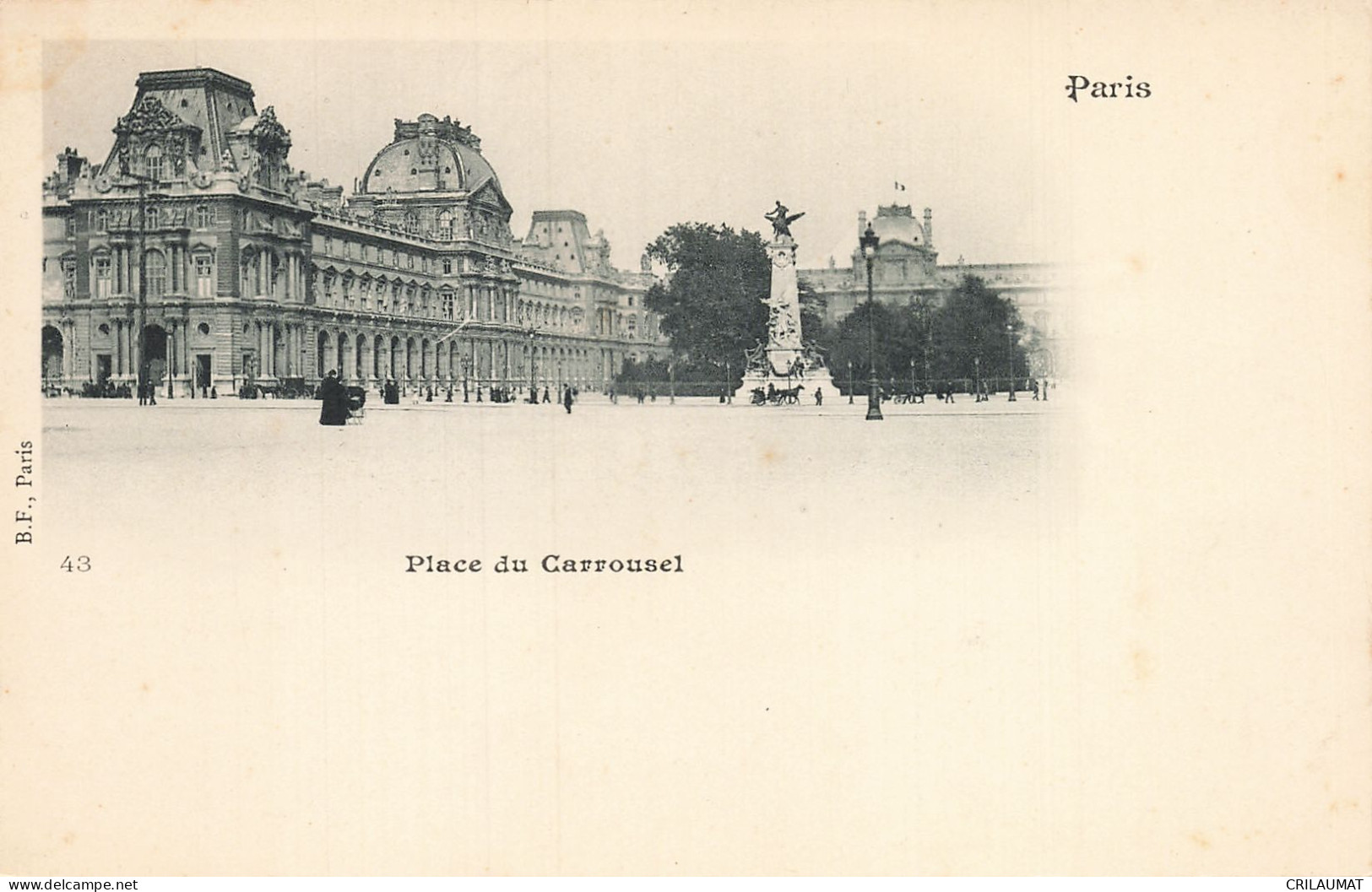 75-PARIS PLACE DU CARROUSEL-N°T5314-B/0209 - Andere & Zonder Classificatie
