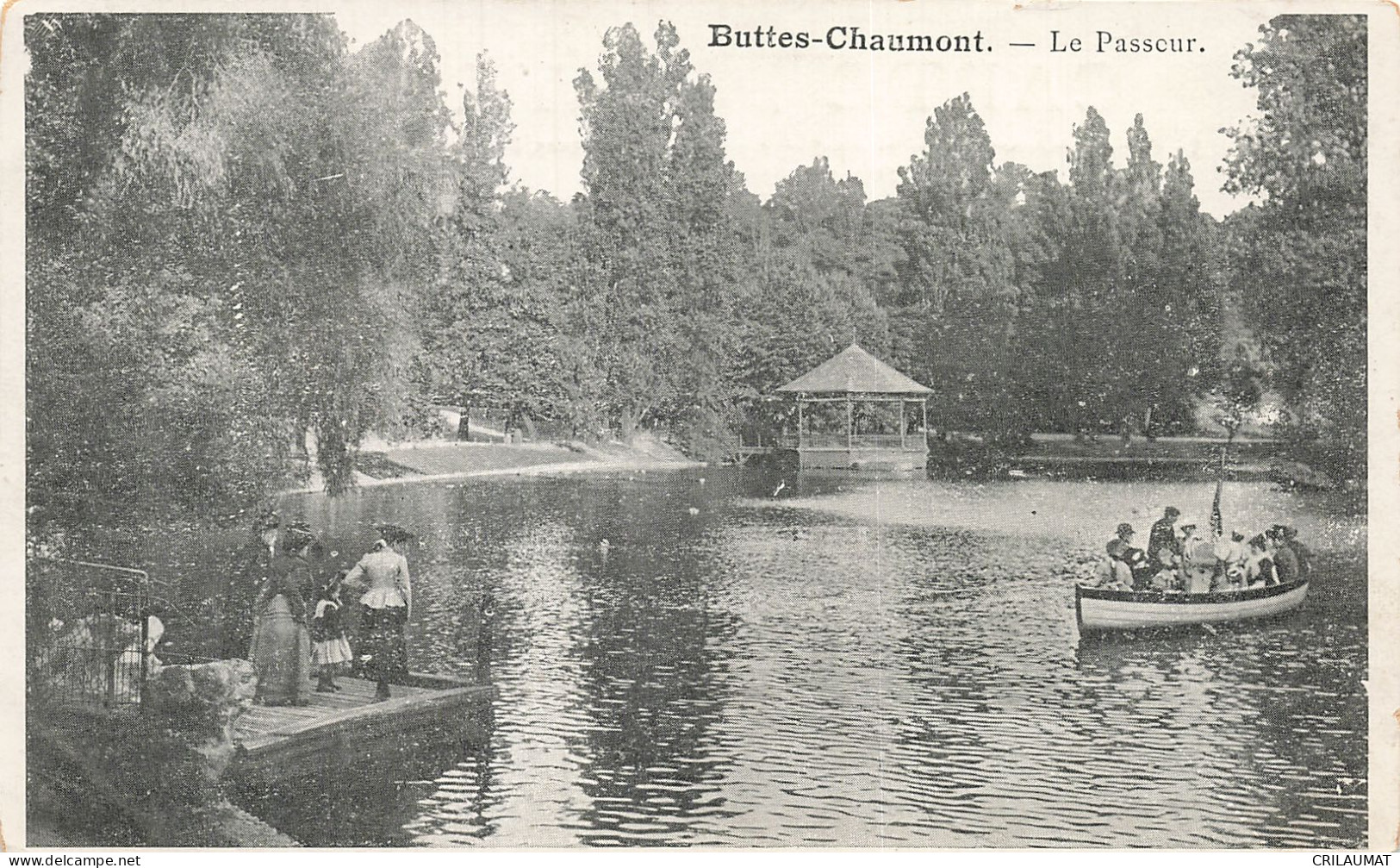 75-PARIS BUTTES CHAUMONT-N°T5314-B/0169 - Parks, Gardens