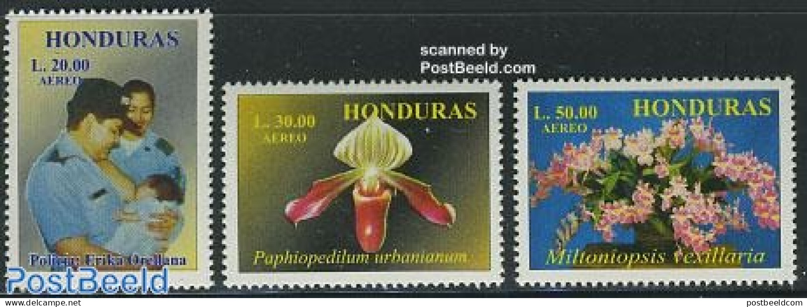 Honduras 1999 Mother Day 3v, Mint NH, History - Nature - Women - Flowers & Plants - Unclassified