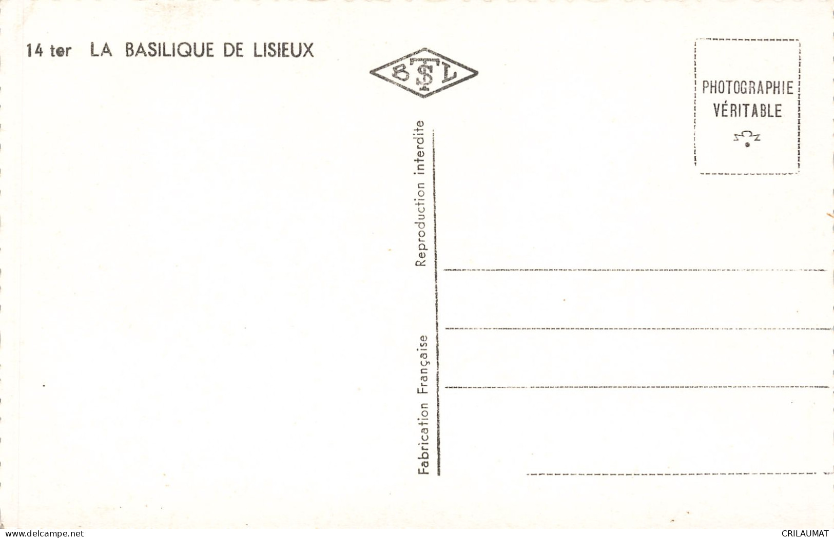 14-LISIEUX-N°T5314-A/0201 - Lisieux