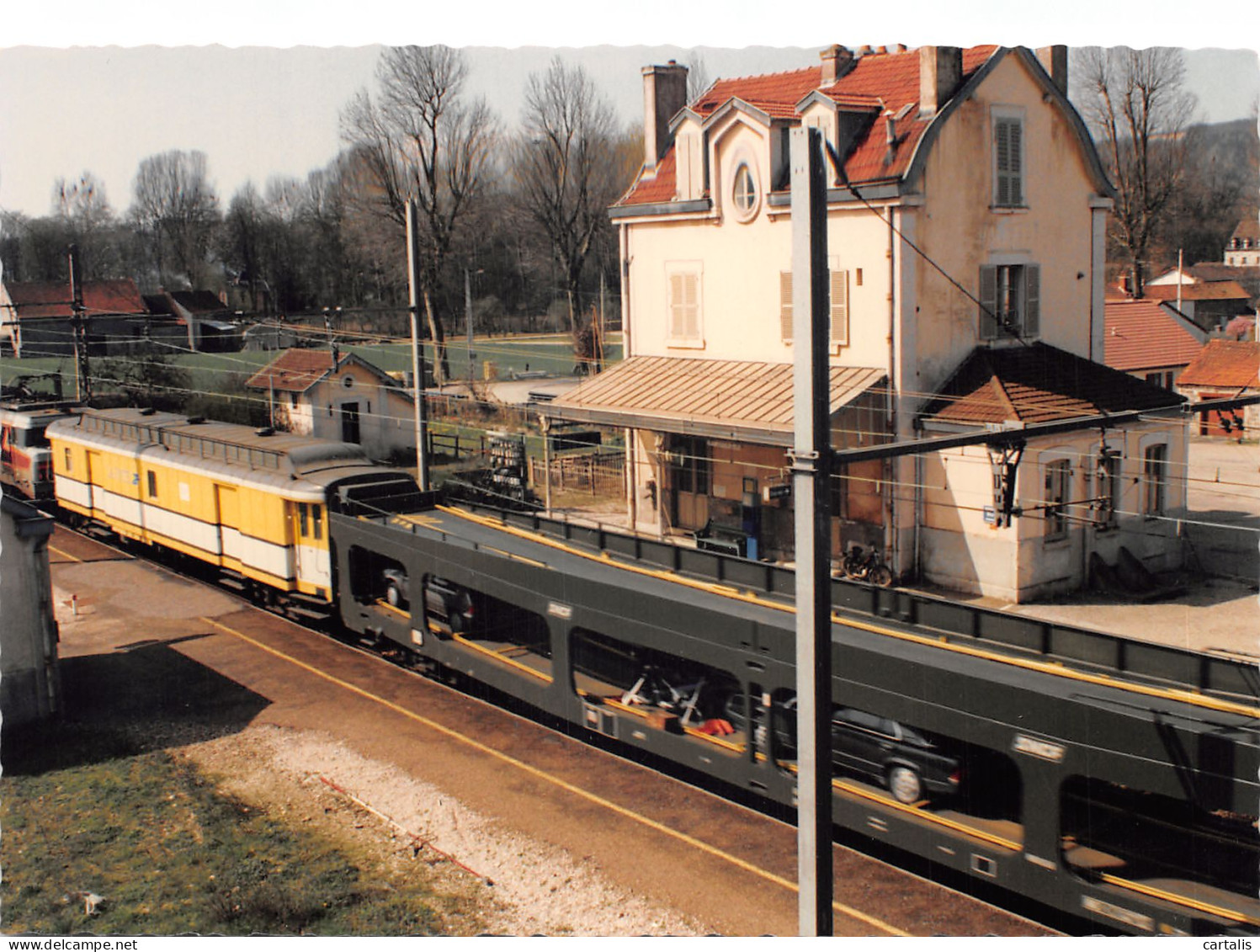 21-GILLY LES CITEAUX-LA GARE-TRAIN-N 598-A/0243 - Other & Unclassified