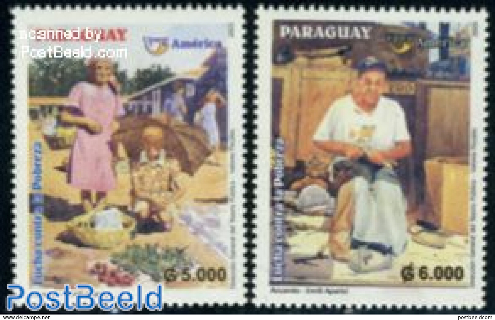 Paraguay 2005 UPAEP, Fight Against Poverty 2v, Mint NH, Various - U.P.A.E. - Street Life - Non Classés