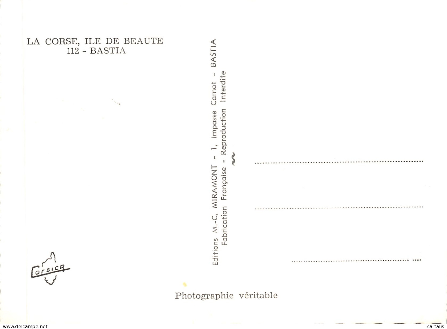 20-BASTIA-N 597-D/0381 - Bastia