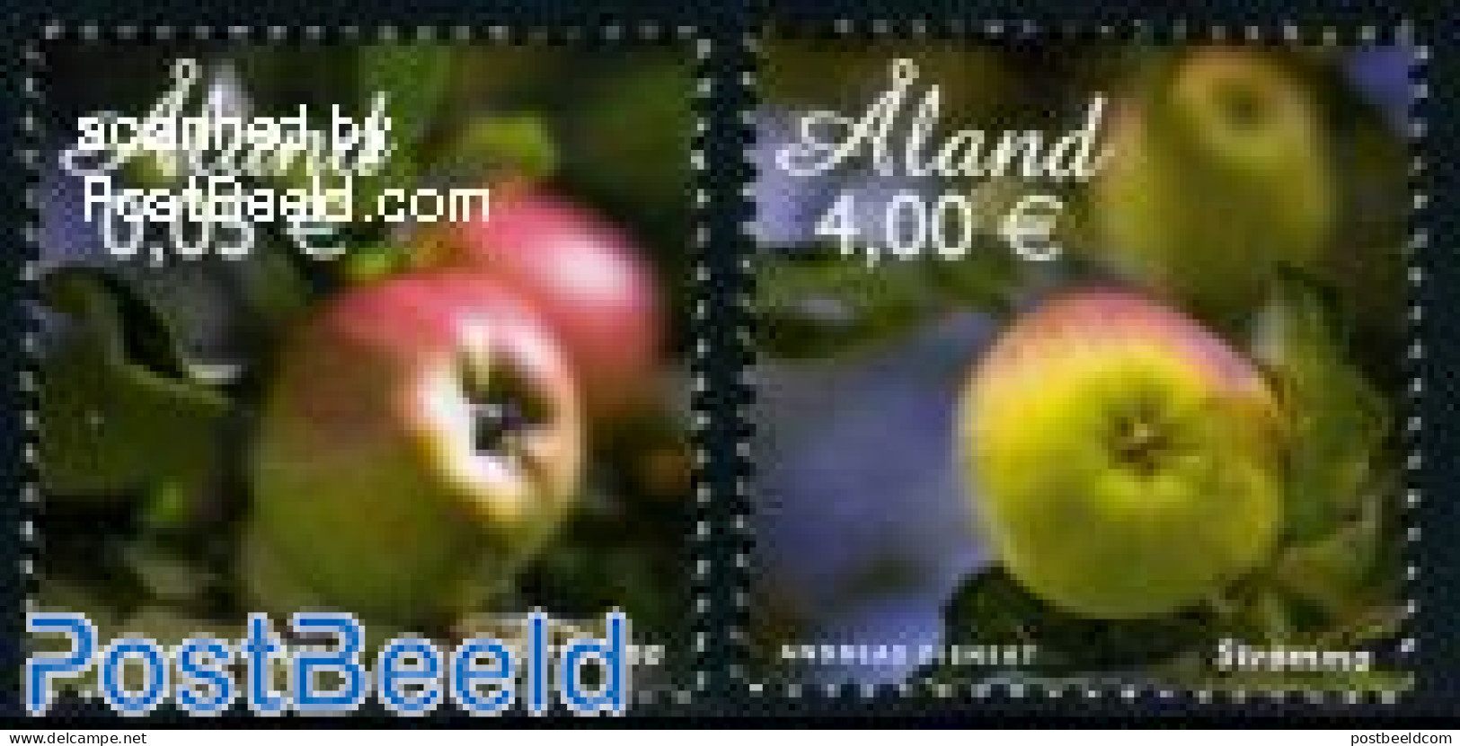 Aland 2011 Definitives, Fruits 2v, Mint NH, Nature - Fruit - Fruits