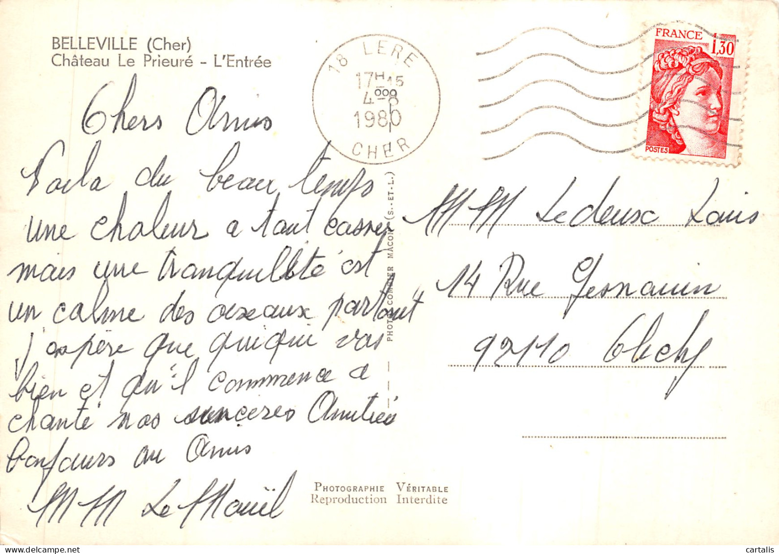 18-BELLEVILLE-N 597-D/0055 - Other & Unclassified