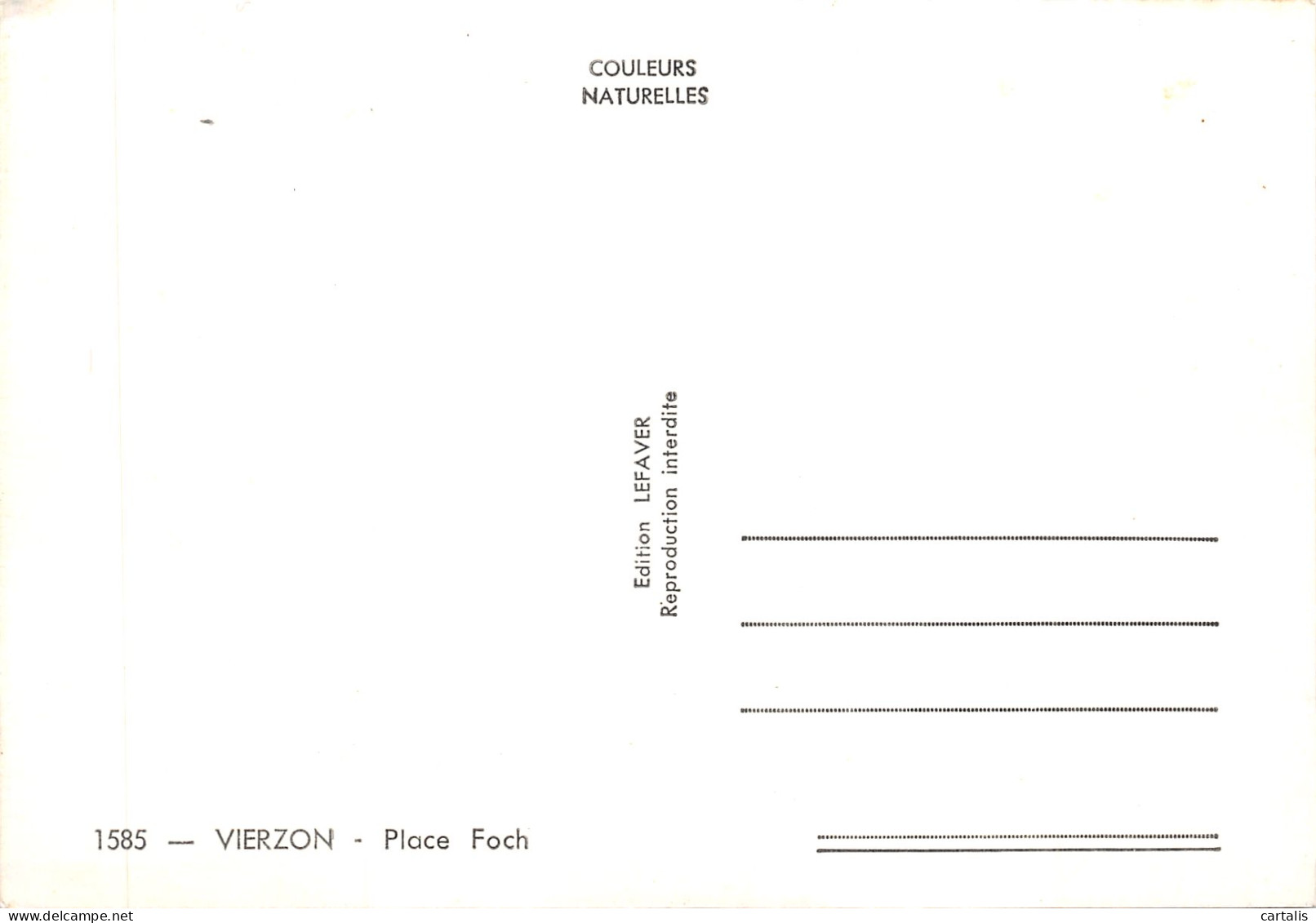 18-VIERZON-N 597-D/0031 - Vierzon