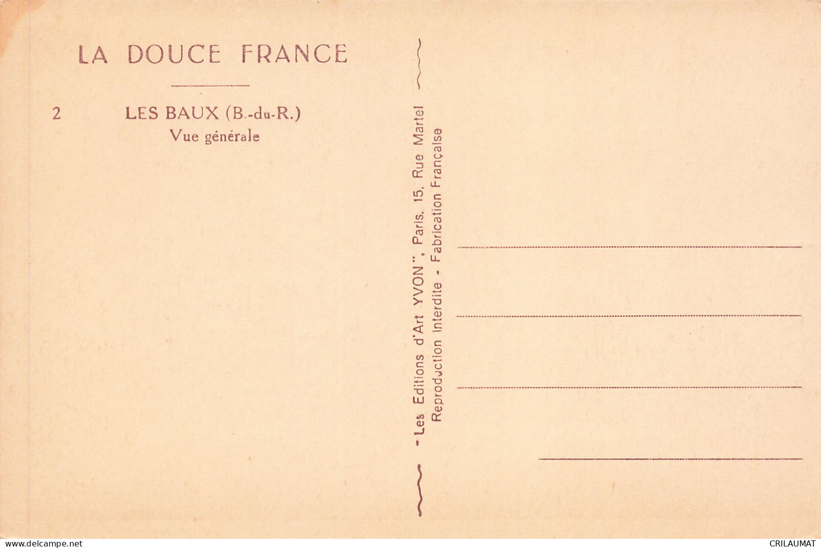 13-LES BAUX-N°T5314-E/0211 - Les-Baux-de-Provence