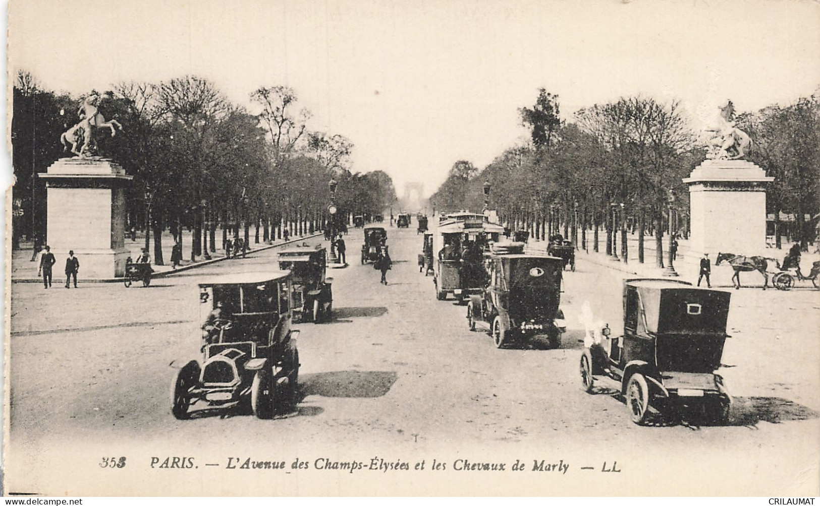 75-PARIS AVENUE DES CHAMPS ELYSEES-N°T5314-E/0139 - Champs-Elysées