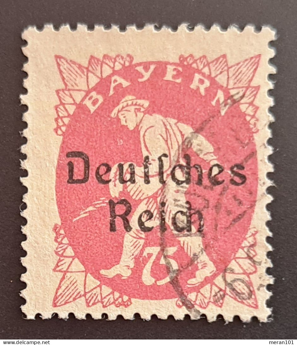 Deutsches Reich 1920, Mi 127 Plattenfehler X, Gestempelt, Geprüft - Oblitérés