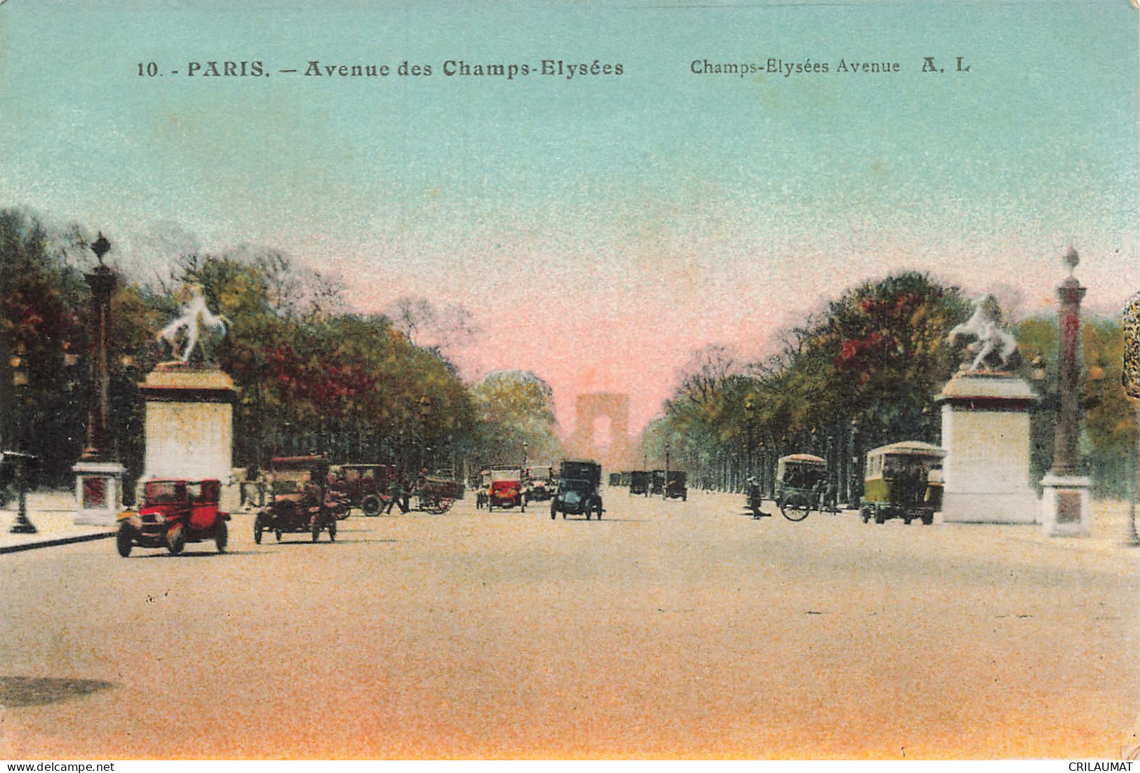 75-PARIS AVENUE DES CHAMPS ELYSEES-N°T5314-D/0297 - Champs-Elysées