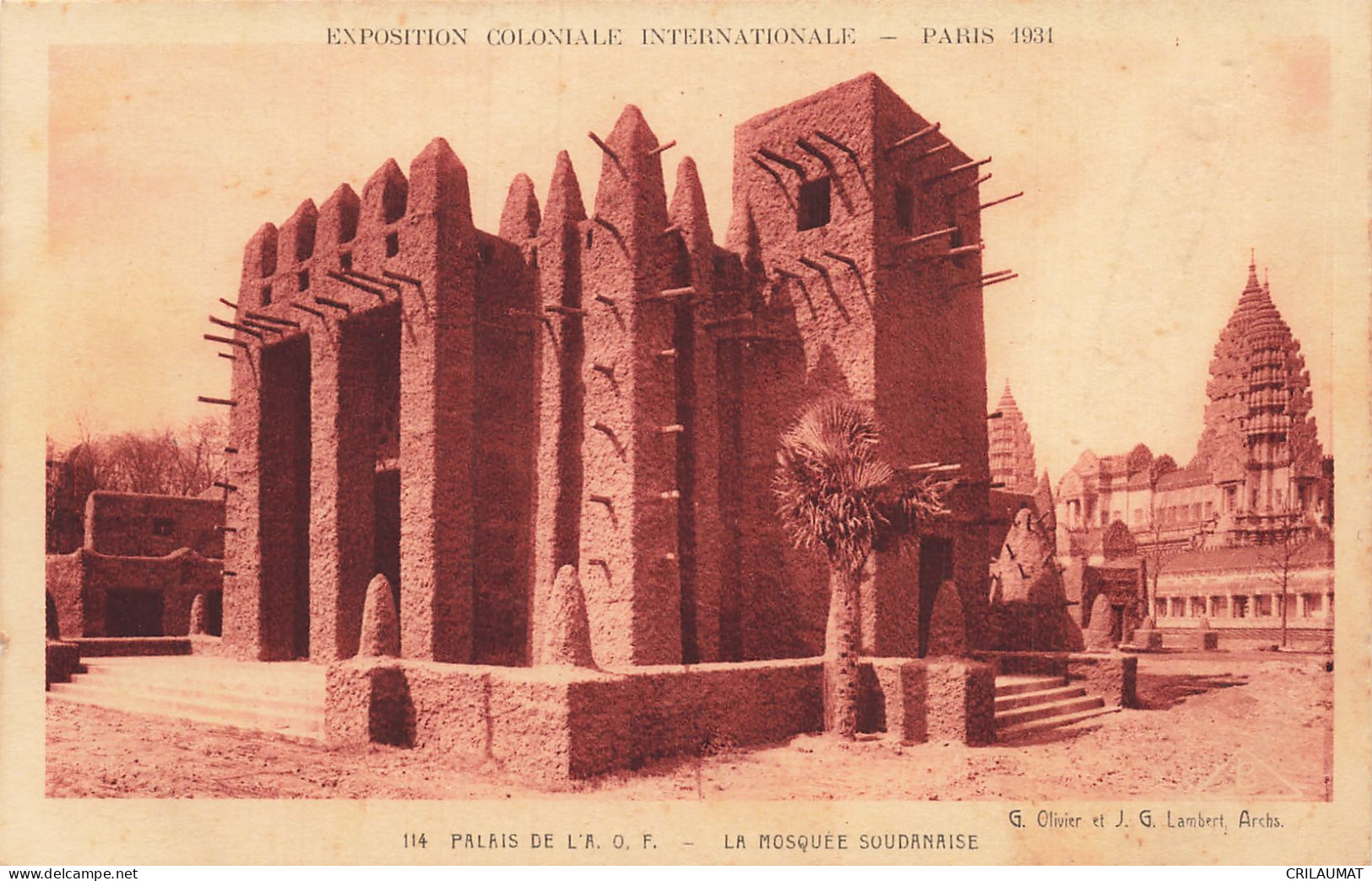 75-PARIS EXPOSITION COLONIALE INTERNATIONALE 1931 AOF-N°T5314-D/0253 - Expositions