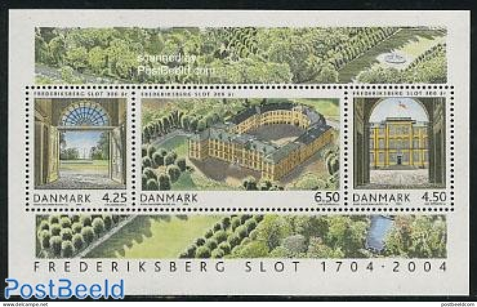 Denmark 2004 Frederiksberg S/s, Mint NH, Nature - Gardens - Art - Castles & Fortifications - Neufs