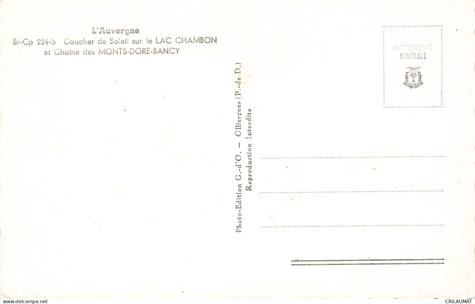 63-LAC CHAMBON-N°T5314-D/0115 - Other & Unclassified