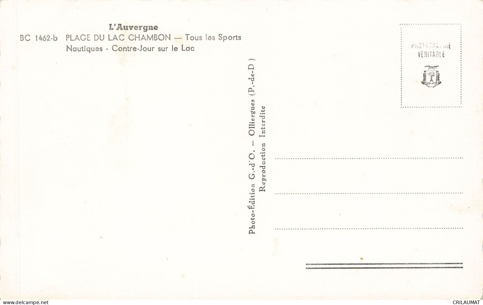 63-LAC CHAMBON-N°T5314-D/0117 - Other & Unclassified