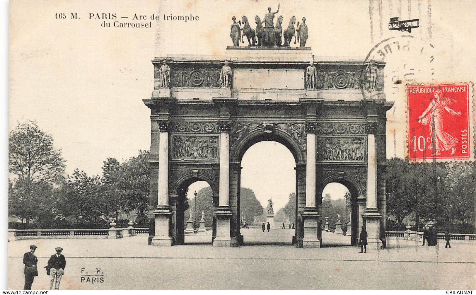 75-PARIS ARC DE TRIOMPHE-N°T5314-C/0351 - Triumphbogen