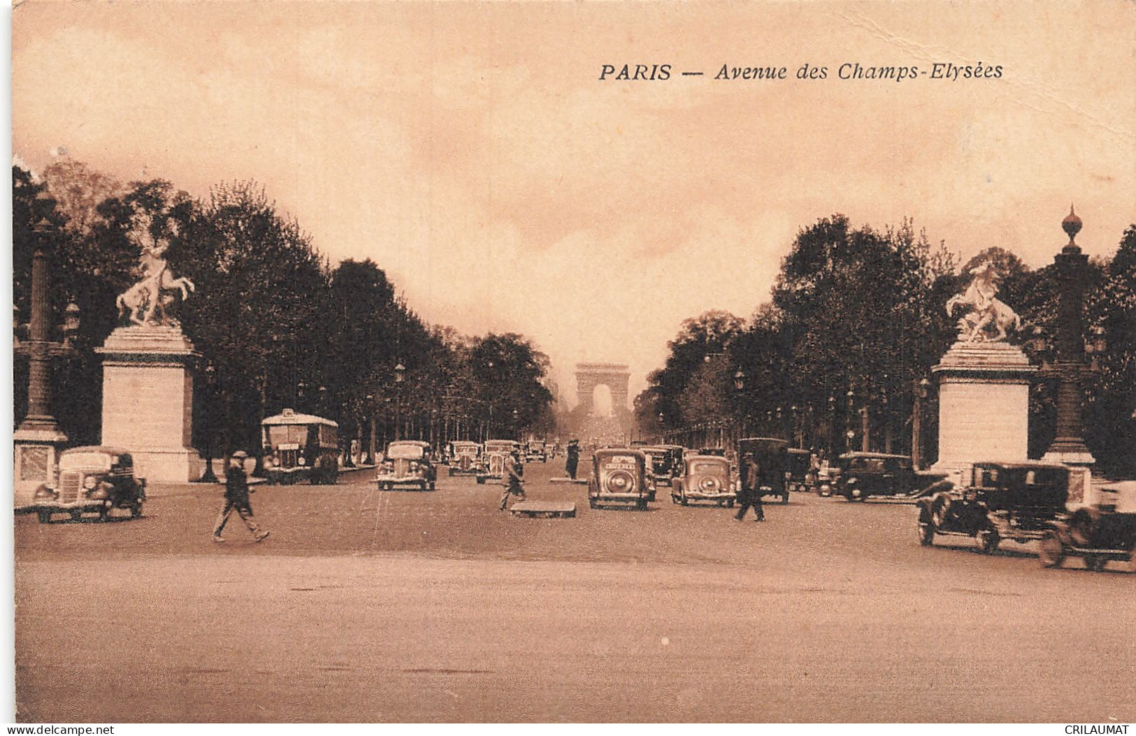 75-PARIS AVENUE DES CHAMPS ELYSEES-N°T5314-C/0269 - Champs-Elysées
