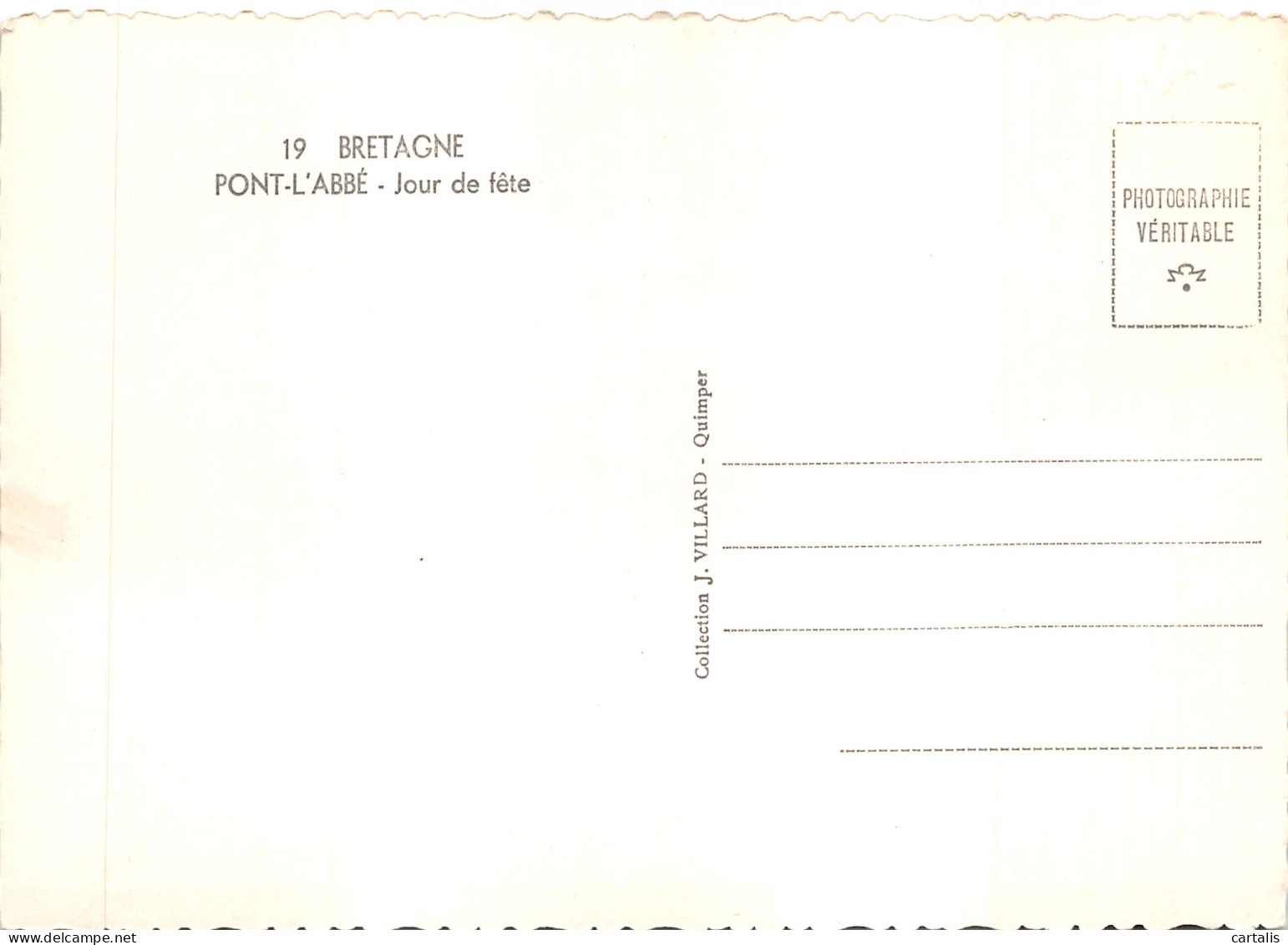 29-PONT L ABBE-JOUR DE FETE-N 599-A/0081 - Pont L'Abbe