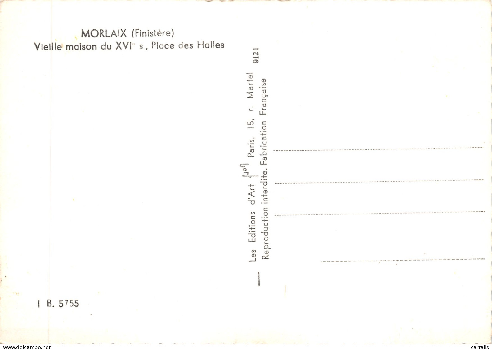 29-MORLAIX-N 599-A/0029 - Morlaix
