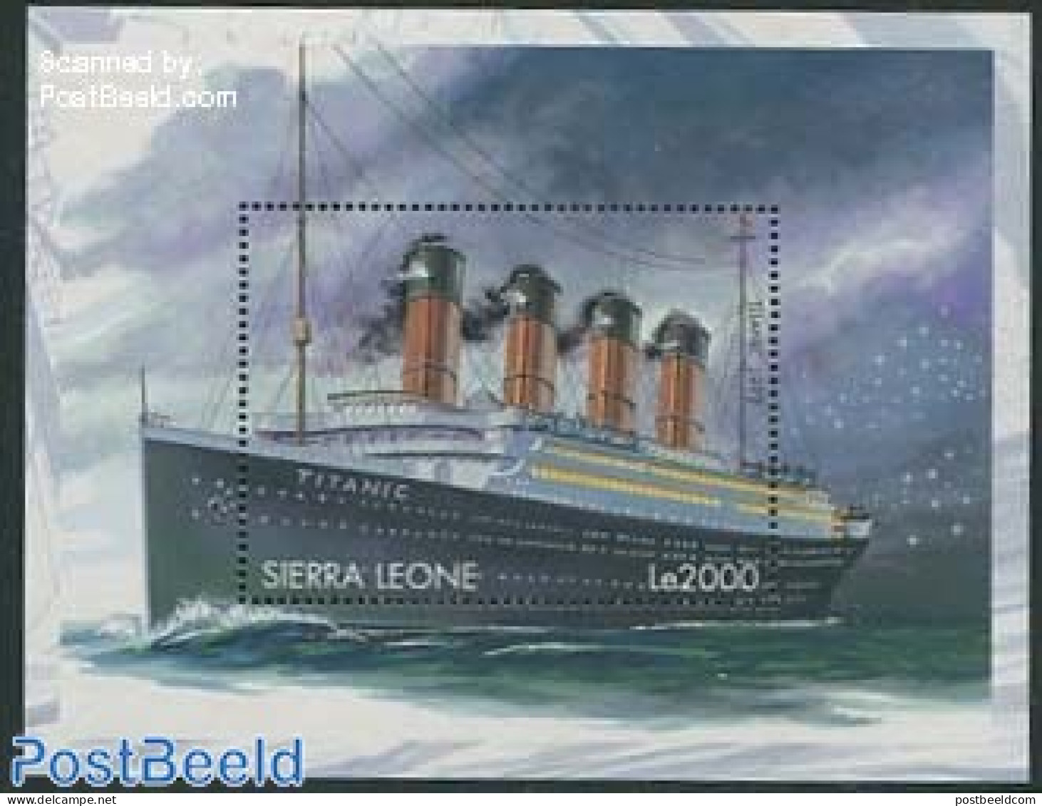 Sierra Leone 1998 History Of Sailing S/s, Titanic, Mint NH, Transport - Ships And Boats - Titanic - Boten