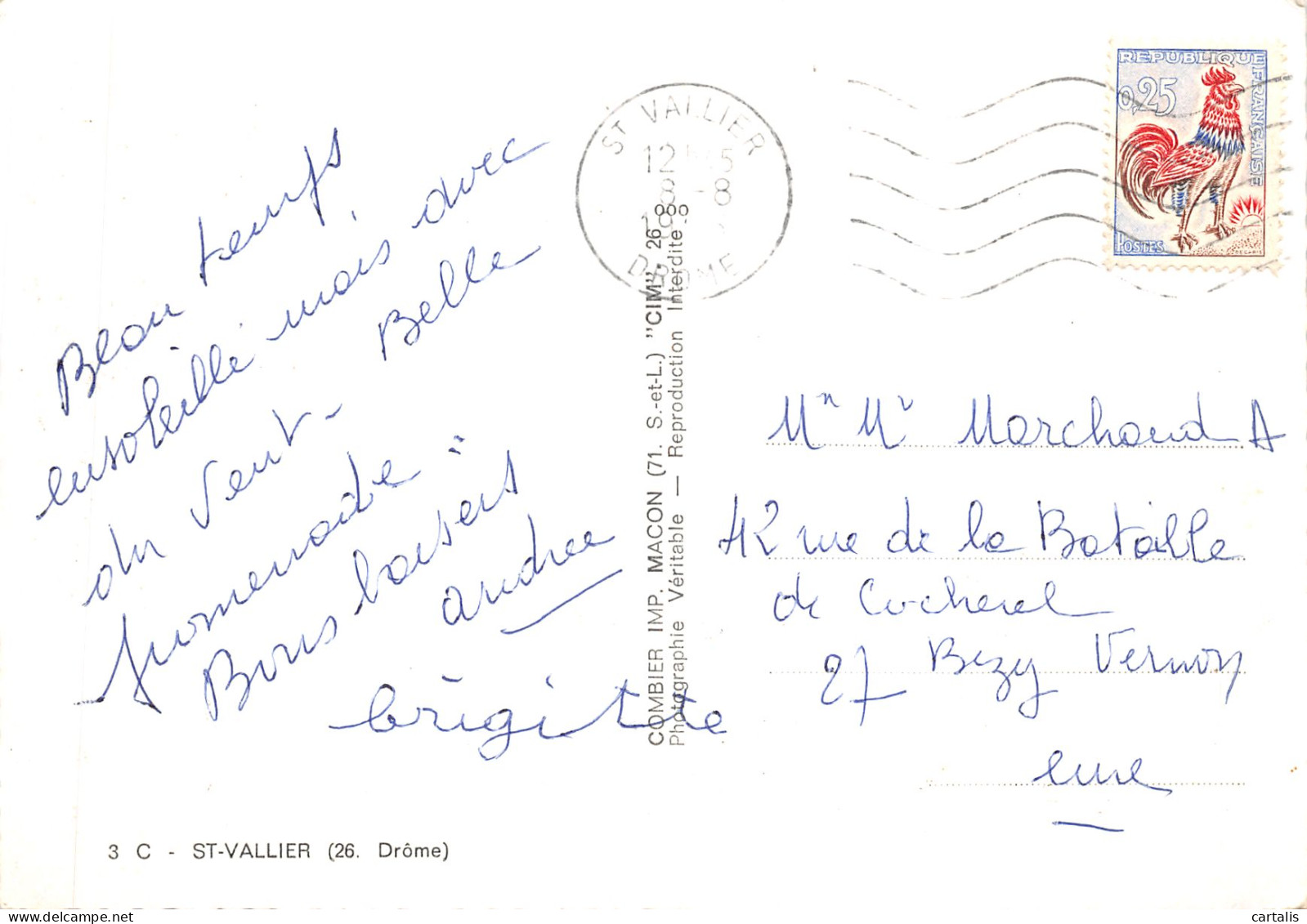 26-SAINT VALLIER-N 598-D/0041 - Other & Unclassified