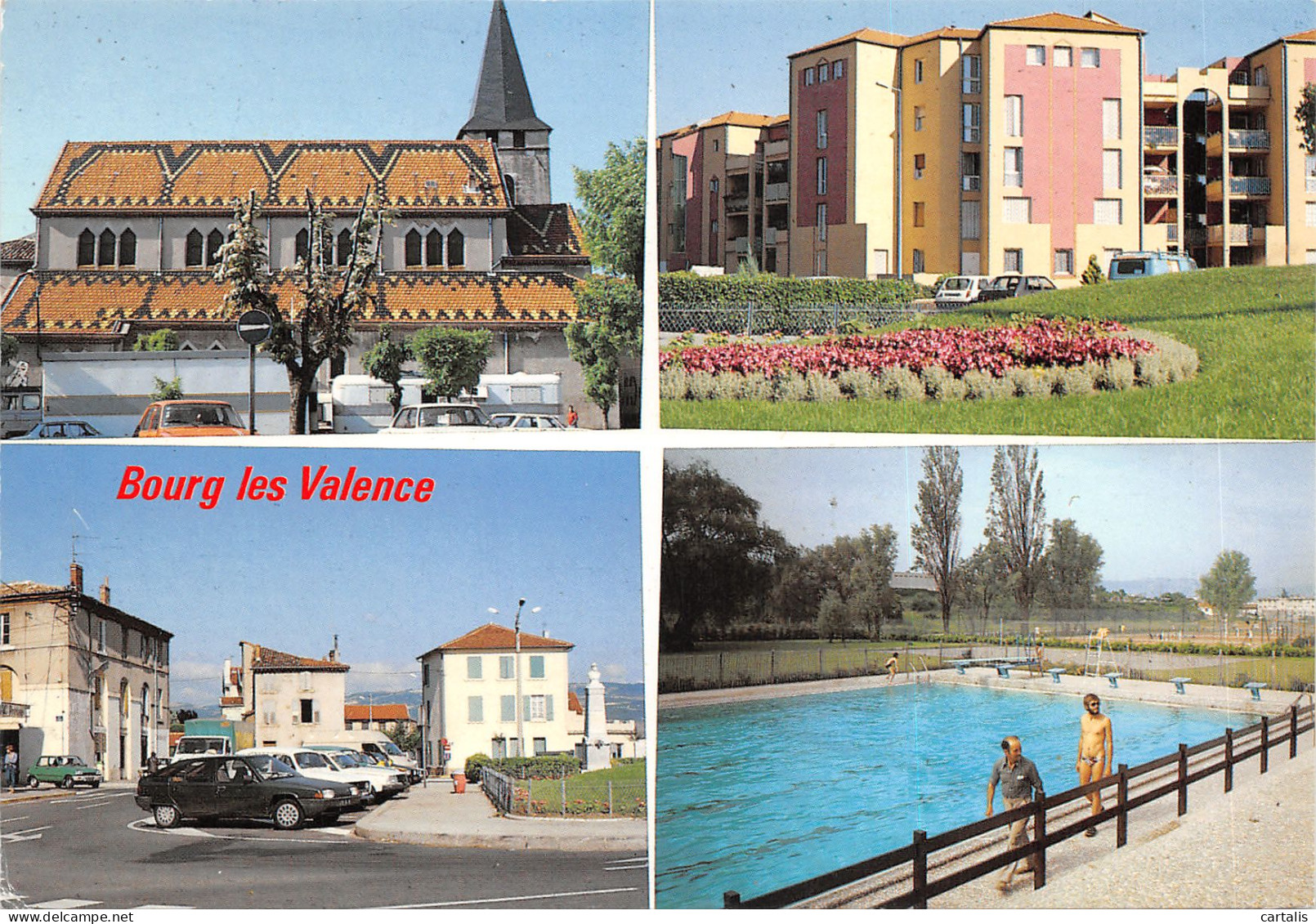 26-BOURG LES VALENCE-N 598-C/0359 - Other & Unclassified
