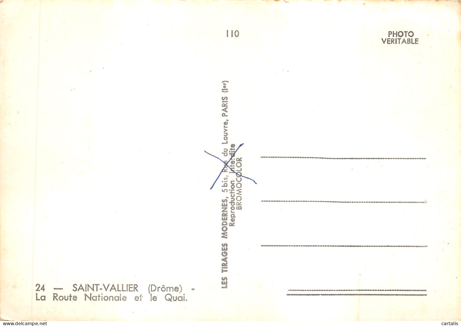 26-SAINT VALLIER-N 598-C/0345 - Other & Unclassified