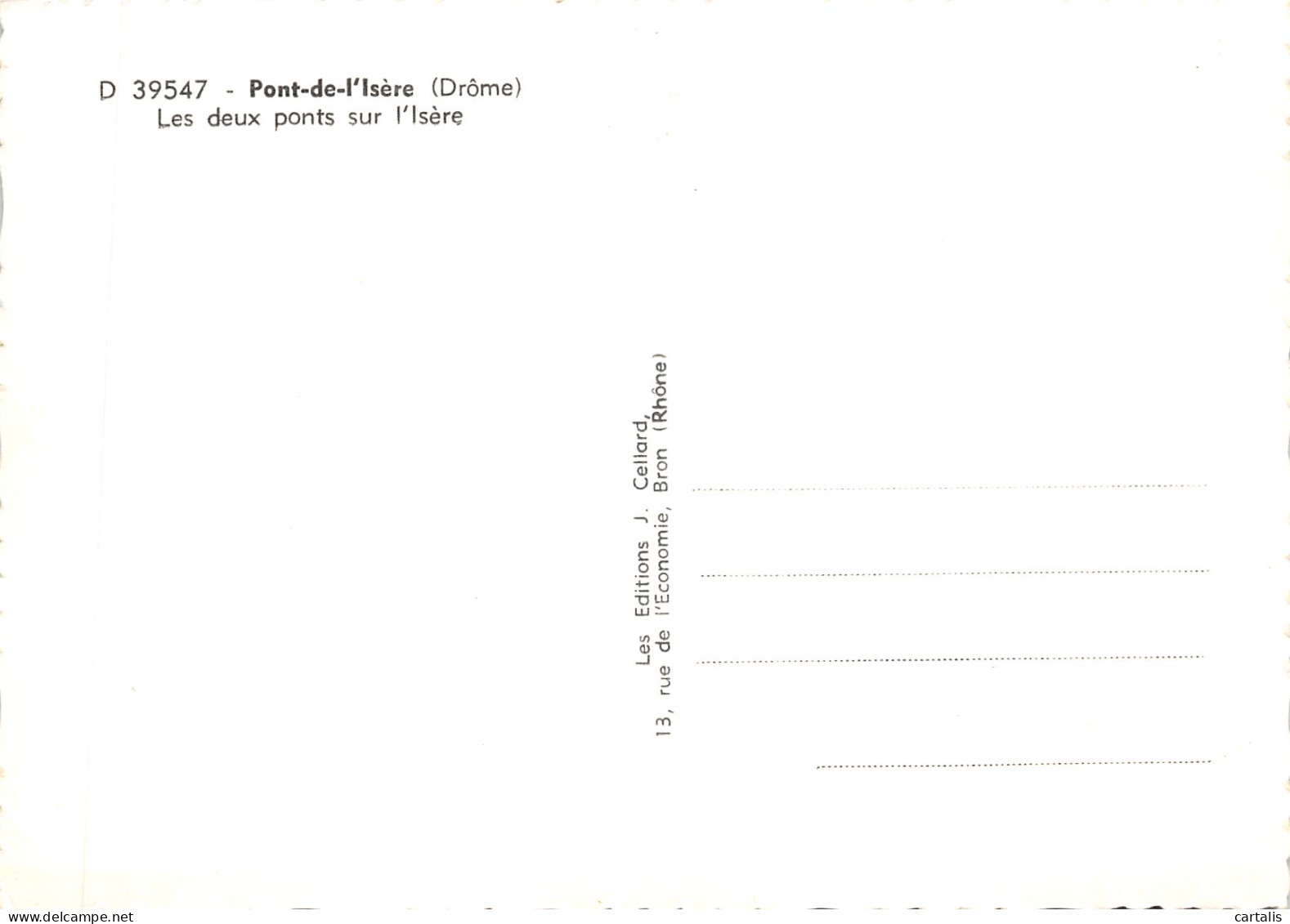 26-PONT DE L ISERE-N 598-C/0333 - Other & Unclassified