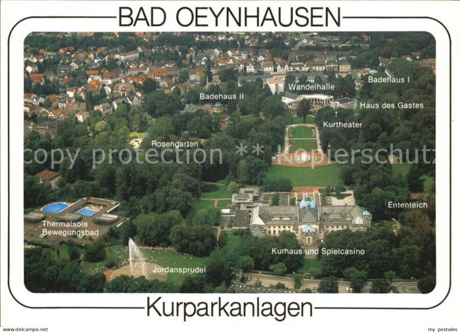 72515683 Bad Oeynhausen Fliegeraufnahme Kurhaus Spielcasino Kurpark Bad Oeynhaus - Bad Oeynhausen
