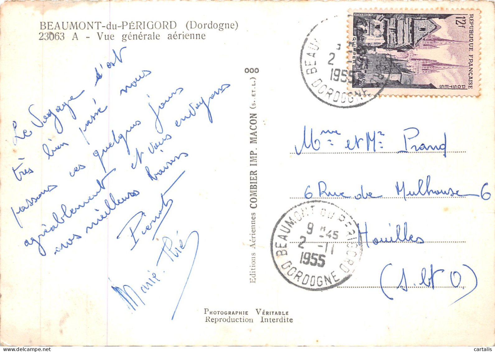 24-BEAUMONT DU PERIGORD-N 598-C/0113 - Other & Unclassified