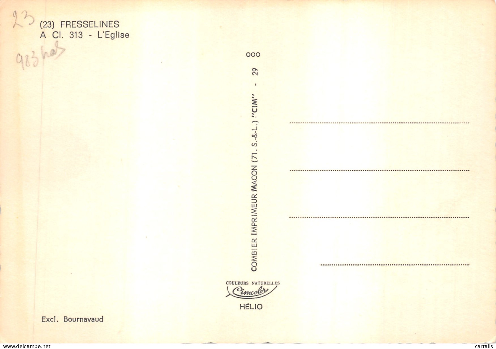 23-FRESSELINES-N 598-C/0043 - Other & Unclassified