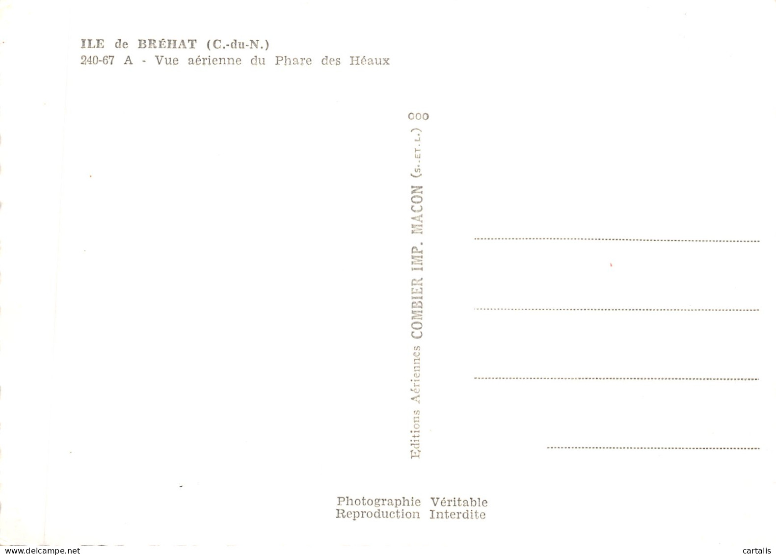 22-ILE DE BREHAT-PHARE DES HEAUX-N 598-B/0317 - Ile De Bréhat