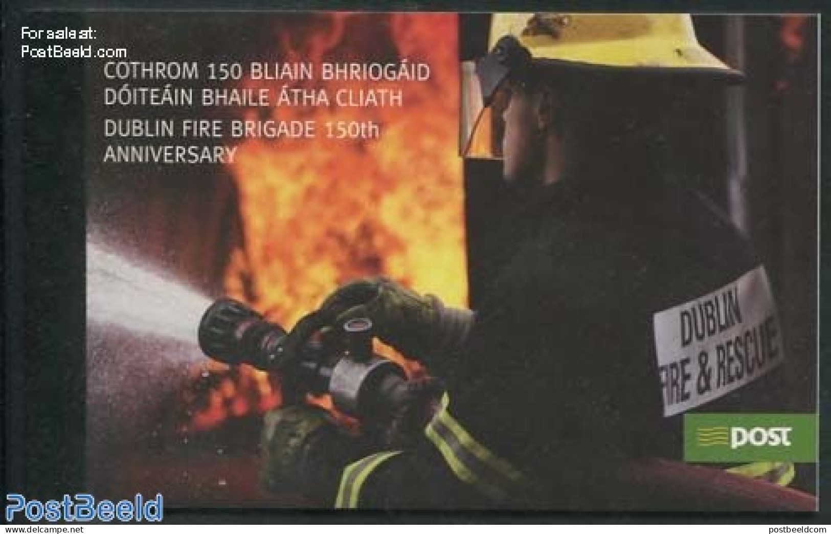 Ireland 2012 Dublin Fire Brigade Prestige Booklet, Mint NH, Sport - Transport - Swimming - Stamp Booklets - Automobile.. - Unused Stamps
