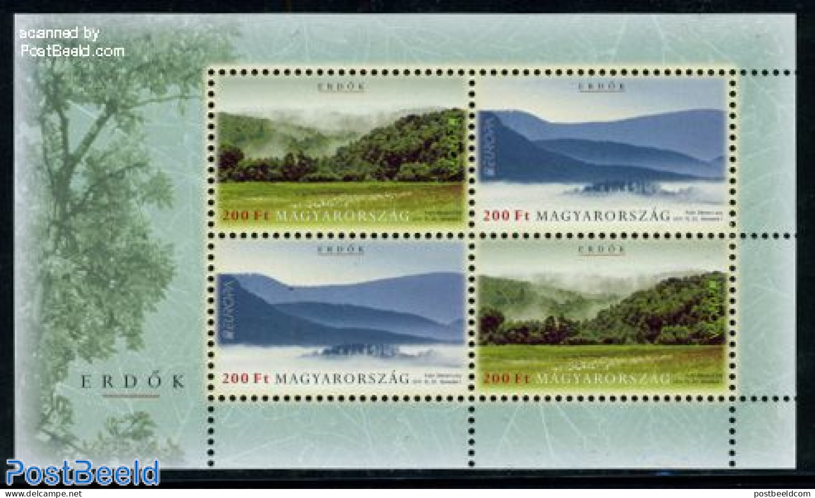 Hungary 2011 Europa, Forests S/s, Mint NH, History - Nature - Europa (cept) - Trees & Forests - Neufs