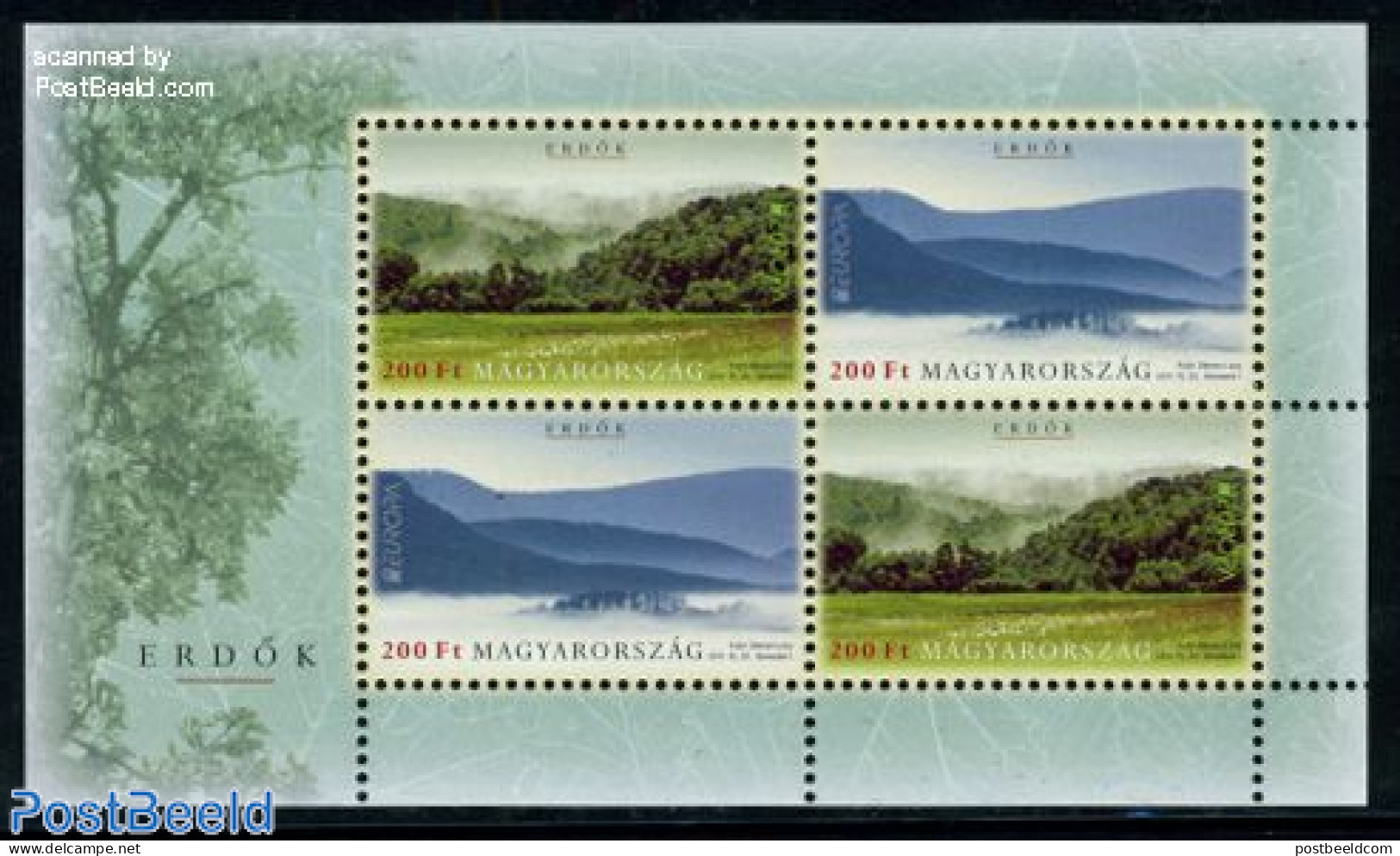 Hungary 2011 Europa, Forests S/s, Mint NH, History - Nature - Europa (cept) - Trees & Forests - Unused Stamps