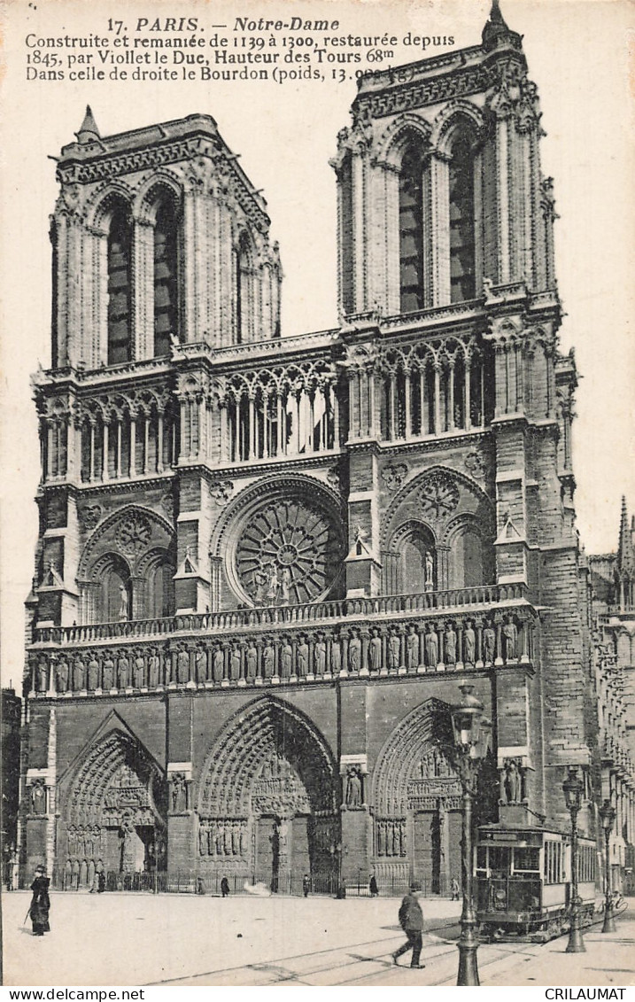 75-PARIS NOTRE DAME-N°T5314-G/0037 - Notre Dame De Paris