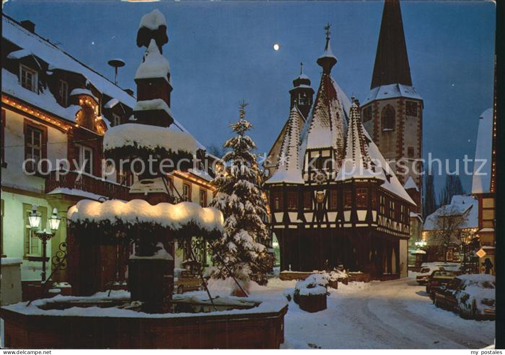 72515631 Michelstadt Marktplatz Mit Historischem Rathaus Und Brunnen Michelstadt - Michelstadt