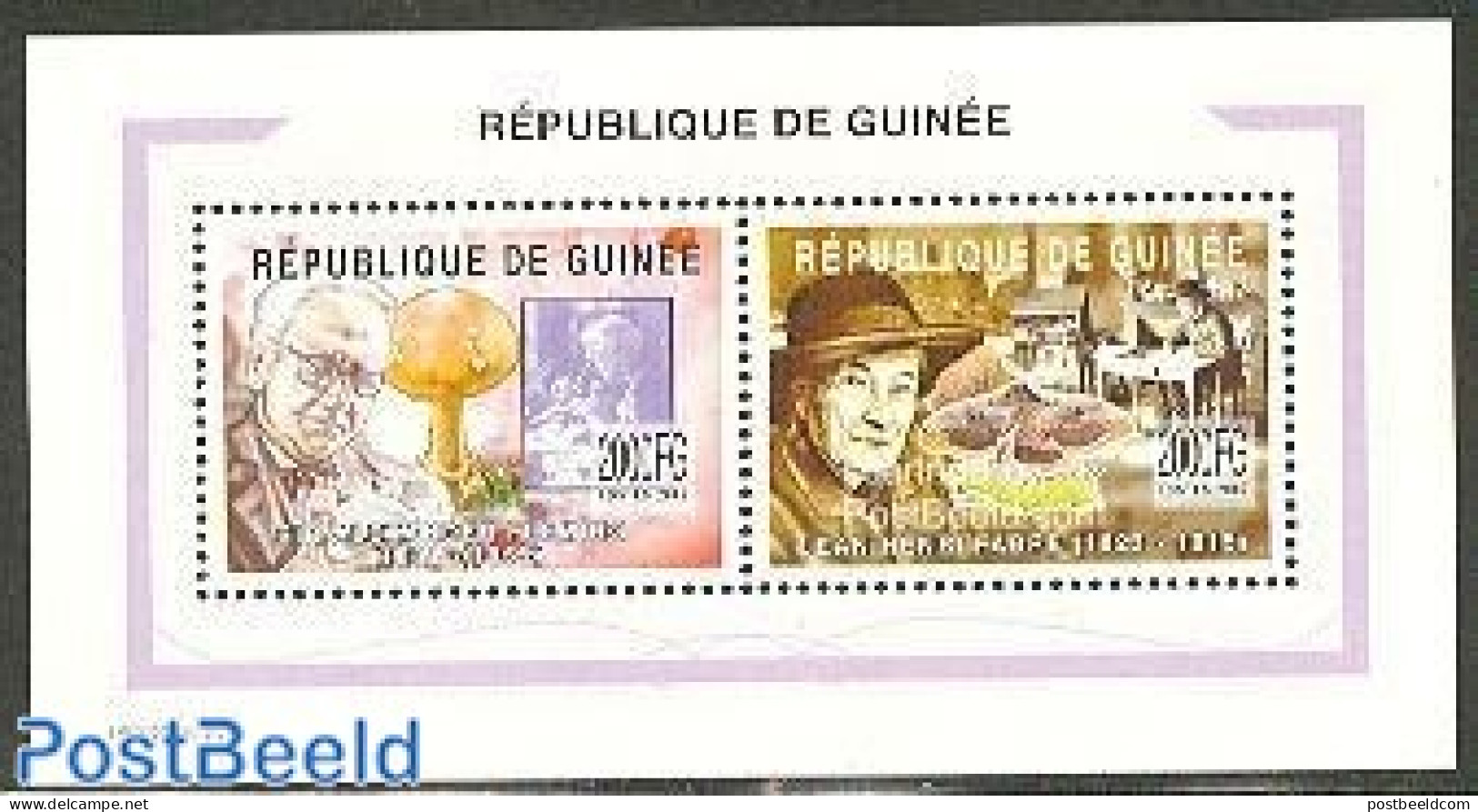 Guinea, Republic 2002 Fleming/Fabre S/s, Mint NH, Health - History - Nature - Health - Nobel Prize Winners - Butterfli.. - Nobel Prize Laureates